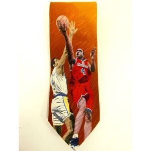 Giovanna Men's Tie Basketball Scene 59"x 3 3/4"